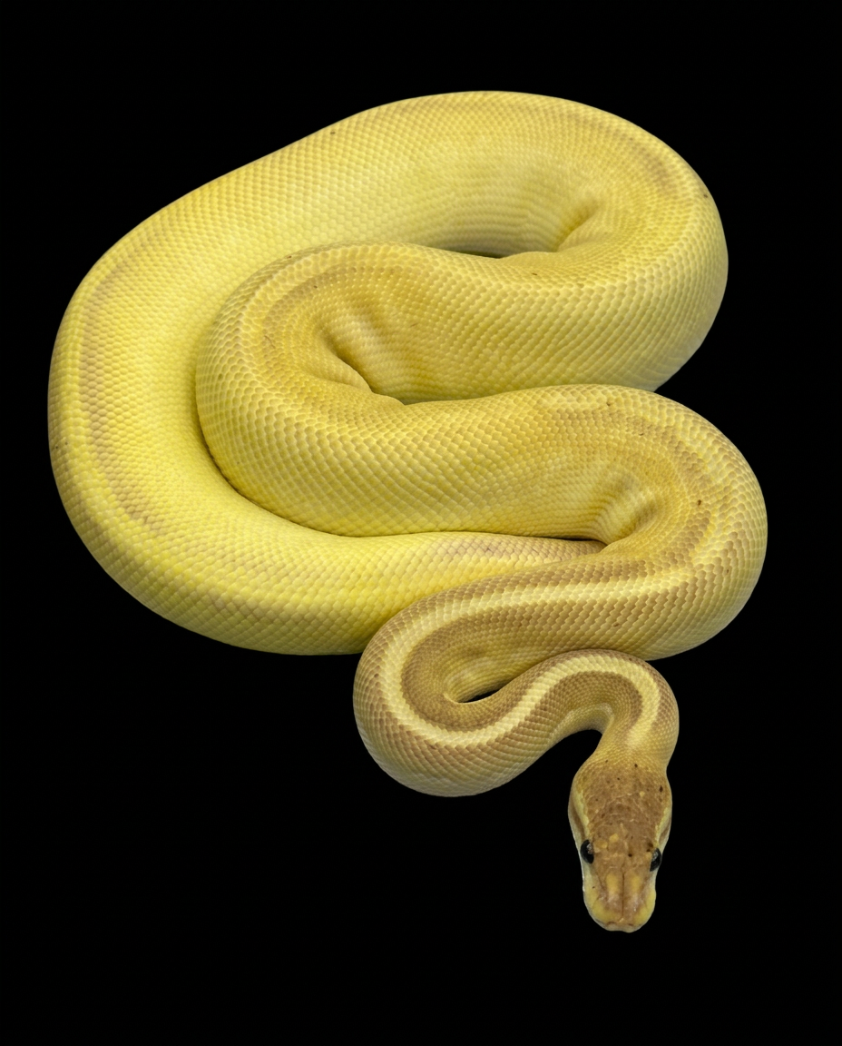 Coral Glow Black Pastel Mojave ball python